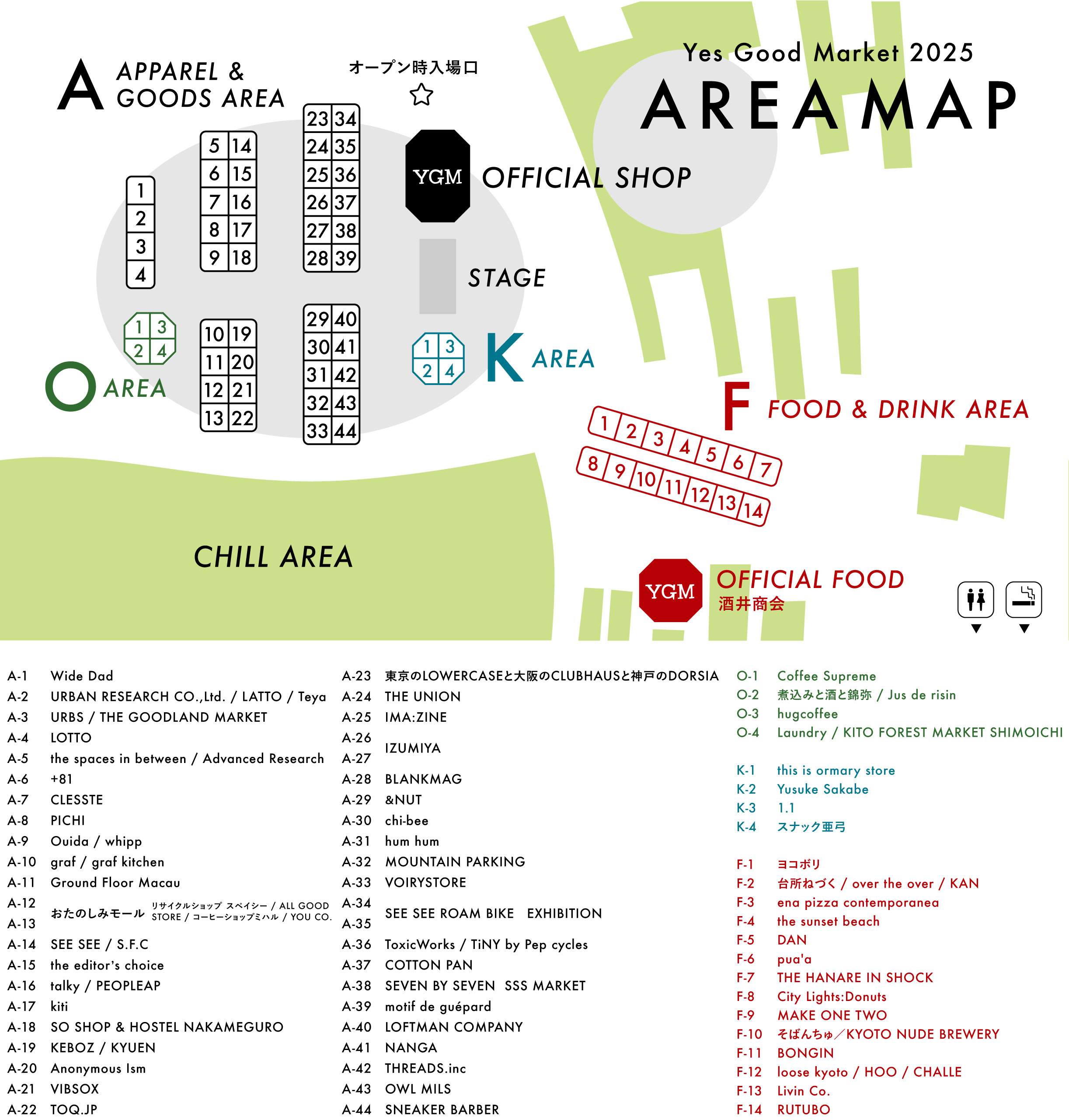 Yes Good Market 2025 areamap